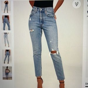 Levi’s 501 Skinny Distressed Light Wash Jeans